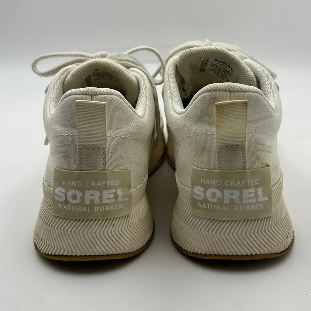 Sorel Out N About III Low Sneakers Women 8.5 Sea Salt Waterproof Gorpcore NL4970